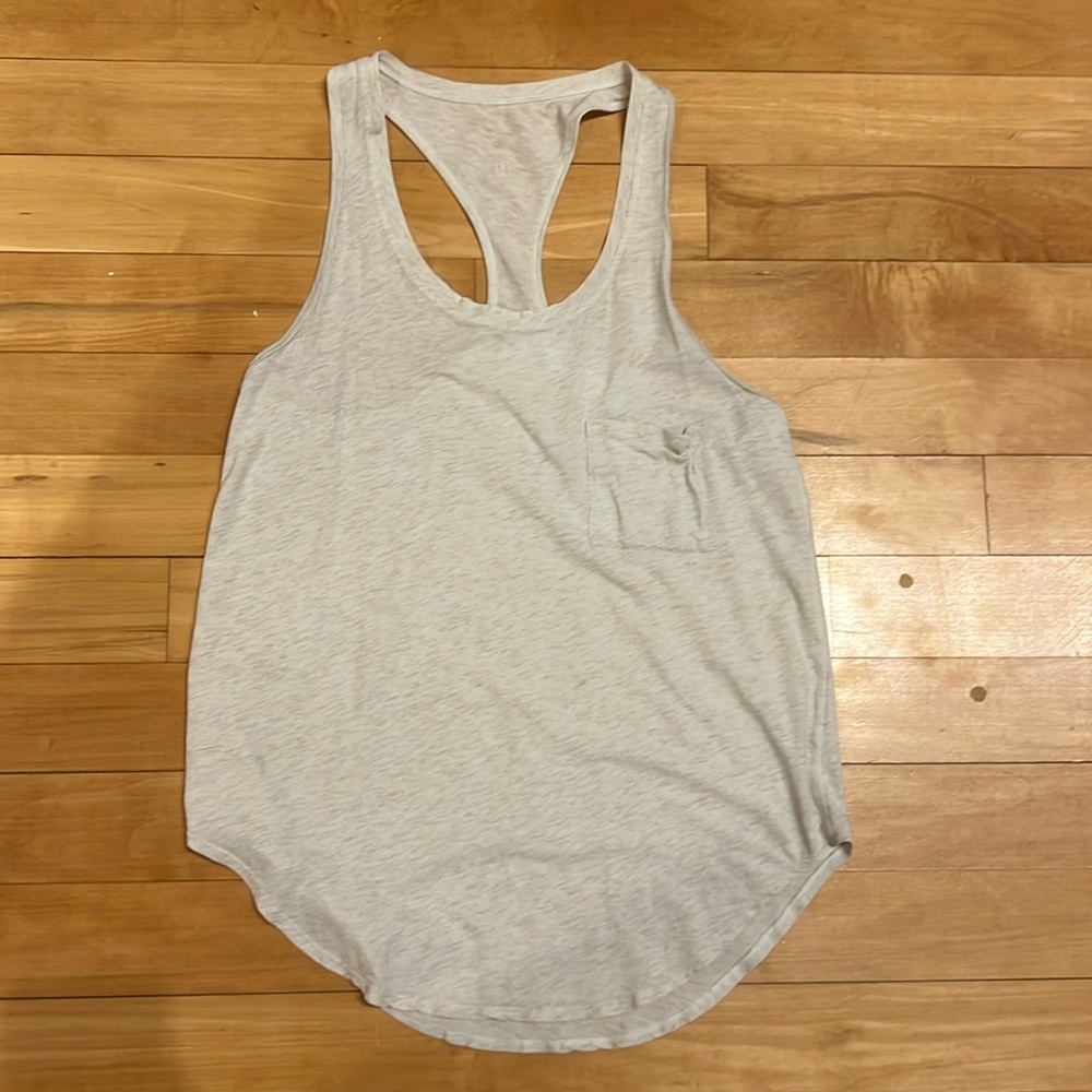 Lululemon, oatmeal, size 8 love tank top
